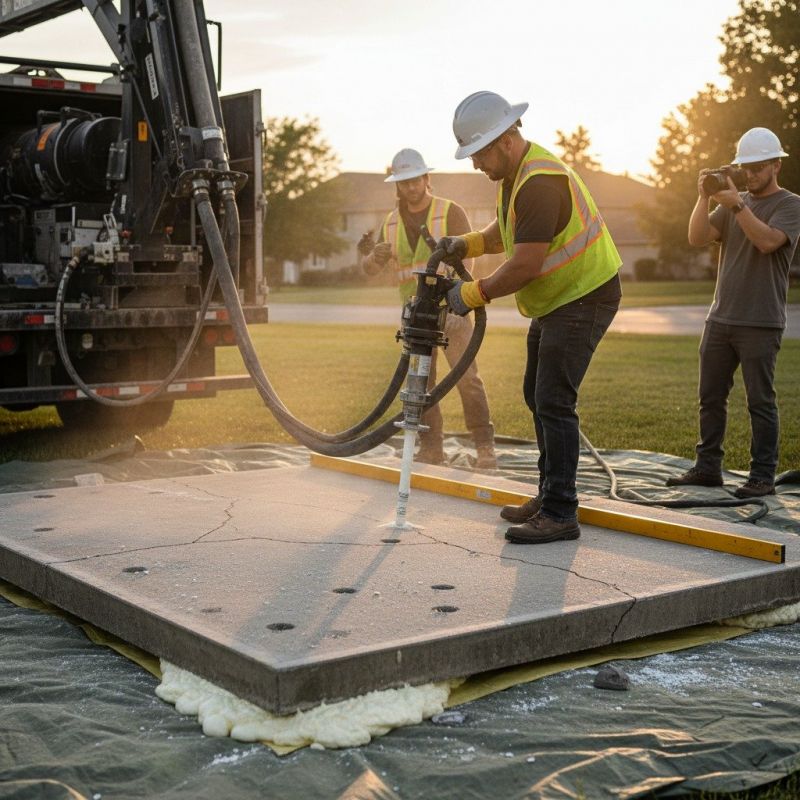 Foam Concrete Lifting